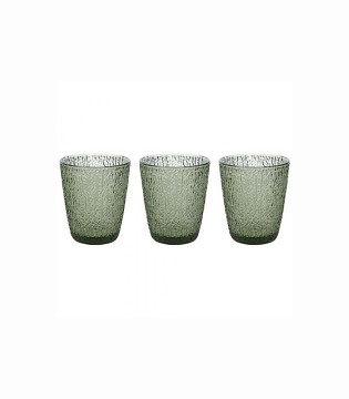 Set 6 vasos Davor verde - Tognana
