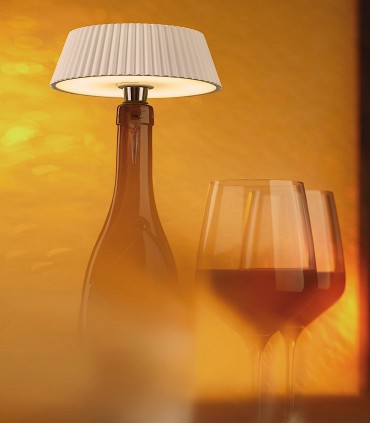 Lámpara de mesa tapa de botella recargable exterior Relax - Mantra