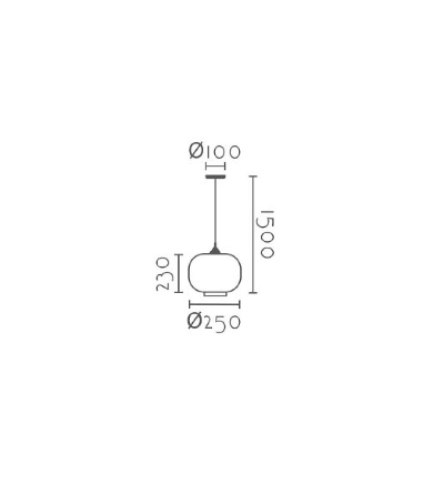 Lámpara de techo colgante MSZ12428-CL...