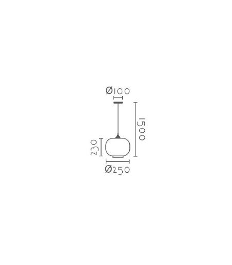 Lámpara de techo colgante MSZ12428-CL - Ineslam