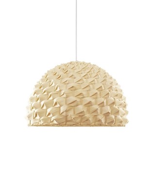 Lámpara de fibra natural Abelia 45cm - Ineslam