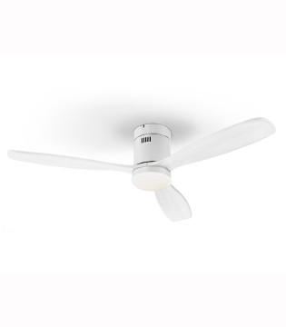 Comprar Ventilador con luces LED SIROCO blanco - Schuller