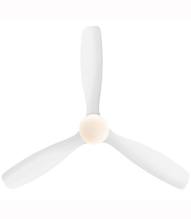 Ventilador con luces LED SIROCO blanco - Schuller