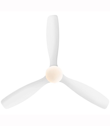 Ventilador con luces LED SIROCO blanco - Schuller