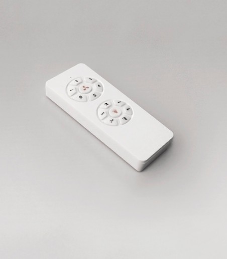 Mando Ventilador con luces LED SIROCO blanco - Schuller