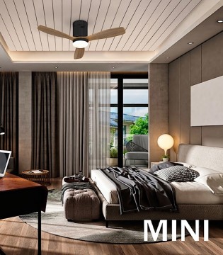 Ventilador de techo SIROCO MINI negro - Schuller 2