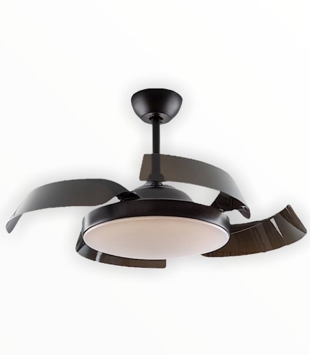 Ventilador de techo negro Enzo - Schuller