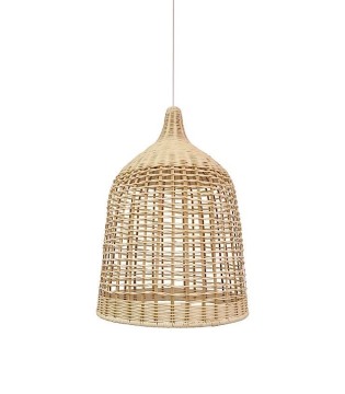 Lámpara de fibra natural Xian 40cm