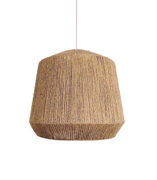 Lámpara de fibras naturales Manila 60cm