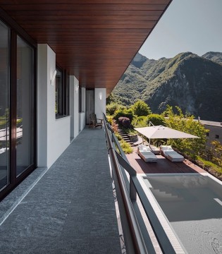 Aplique de pared ANDES blanco LED 6W IP65 - Mantra 2