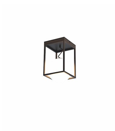 Plafón Desigual 1 luz E27 Negro  - Mantra