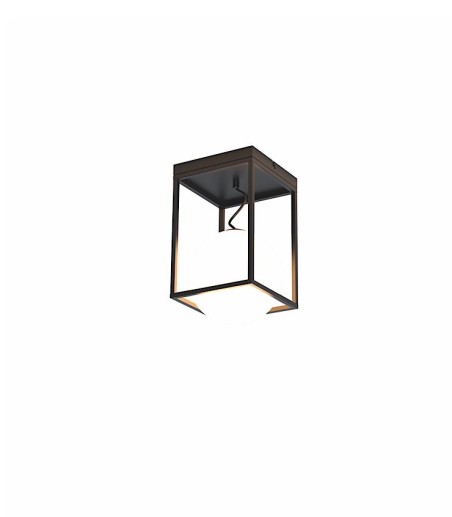 Plafón Desigual 1 luz E27 Negro  - Mantra