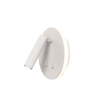Aplique de pared Cayman LED 3+6w, 6080 blanco Mantra