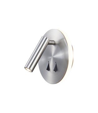 Aplique de pared Cayman LED 3+6w, 6081 níquel Mantra
