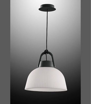 Lámpara colgante Kinke 37cm Gris Antracita 6211 Mantra