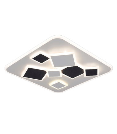 Plafón Arce LED 105W CCT regulable con mando 50cm