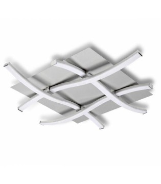 Plafón de techo NUR LED 34W 3000K Plata Mantra