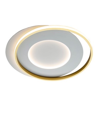 Plafón Limbos LED blanco oro 40W - Schuller