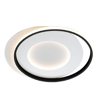 Plafón LED techo LIMBOS blanco negro 40W - Schuller