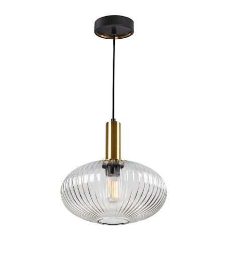 Lámpara de techo Norma transparente 1 luz E27 - Schuller