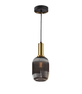 Lámpara Norma gris 1 luz E27 - Schuller