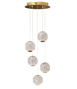 Lámpara 5L AUSTRAL oro 32cm - Schuller
