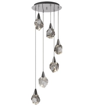 Lámpara AQUARIA cromo 6 luces -Schuller
