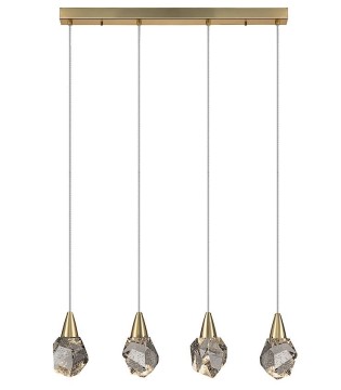 Lámpara de techo lineal LED Aquaria oro - Schuller