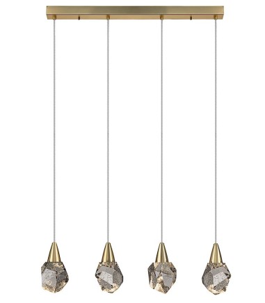 Lámpara AQUARIA oro 4 luces -Schuller