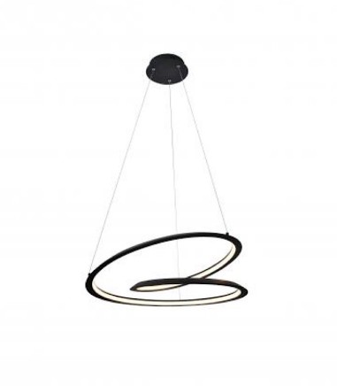 Lámpara LOOPING negro 60cm - Schuller