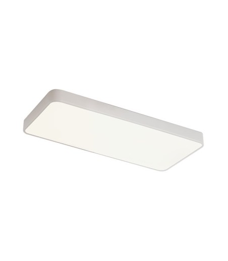 Plafón de techo rectangular Turin blanco LED CCT 90cm - ACB