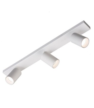 Regleta con focos Gina blanco 3 luces GU10 - ACB