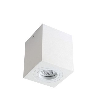 Foco de superficie Orientable led CUBO 90mm BLANCO