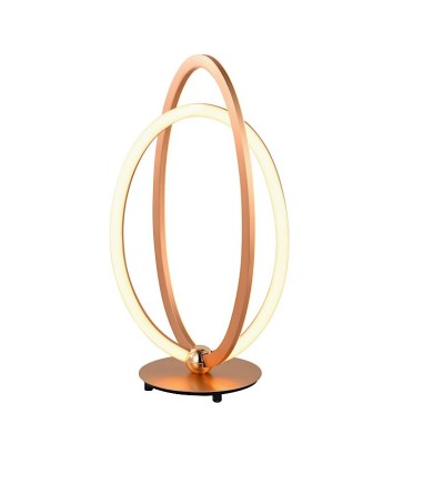 Lámpara sobremesa LED OCELLIS oro rosa de Schuller