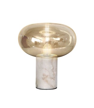 Lámpara de mesa FUNGI mármol blanco - Schuller 2