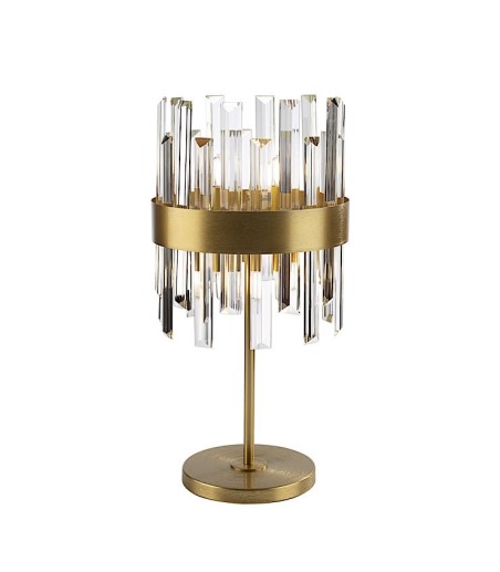 Lampara de mesa GRACE oro 6L - Schuller
