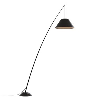 Lámpara de pie JUNCO negro de Schuller