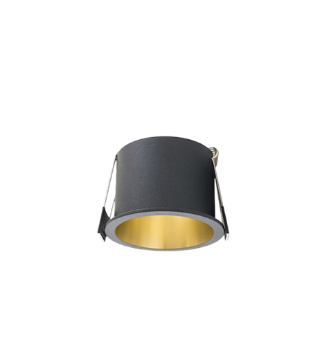Foco empotrable GU10 Aurum IN Arquitectural negro/oro - Maslighting