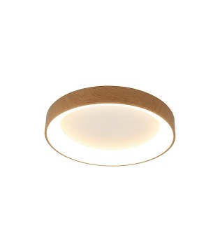 Plafón Niseko circular madera 30W - Mantra