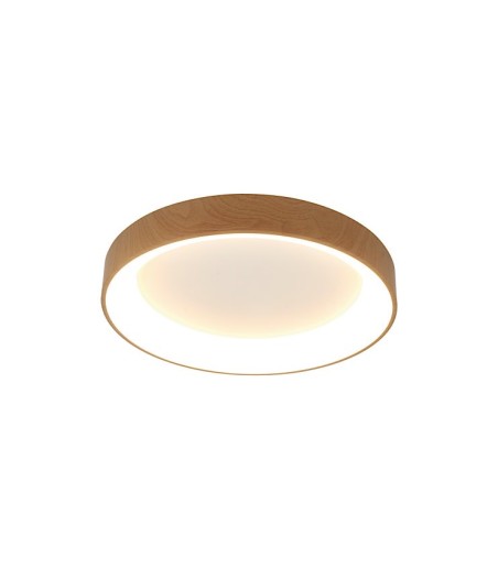 Plafón Niseko circular madera 30W - Mantra
