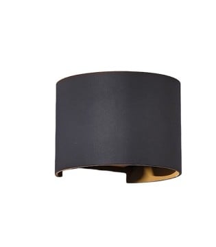 Aplique Davos 6522-7645 gris oscuro IP54 - Mantra 2