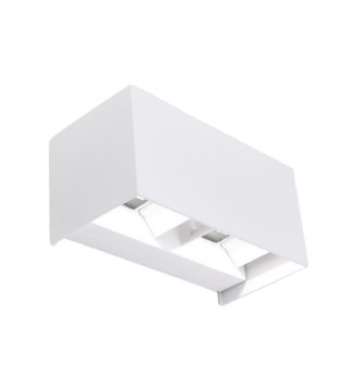 Aplique Cube blanco 4 haces de luz regulables 4x5W IP54