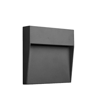 Señalizador Exterior BAKER 6w Cuadrado blanco 7016 IP54 Mantra