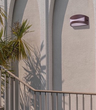 Aplique exterior Mota 1 Luz E27 Marrón IP54 2