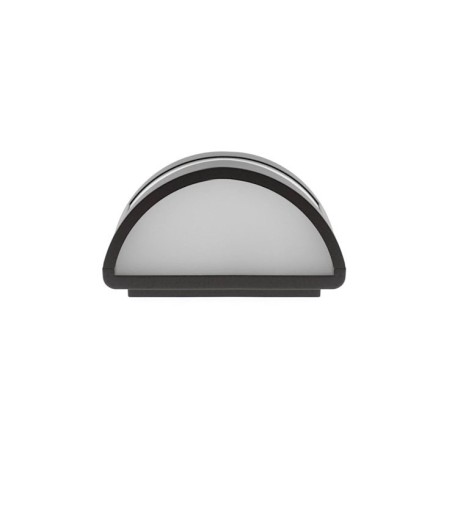 Vista inferior Aplique exterior Mota 1 Luz E27 Antracita IP54