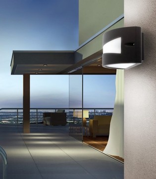 Aplique exterior Mota 1 Luz E27 Antracita IP54 2