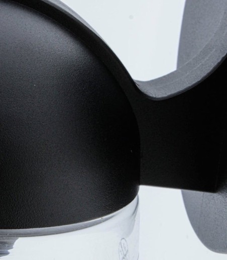 Detalle Aplique exterior Nera 1 Luz E27 Negro IP44