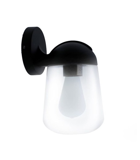 Aplique exterior Nera 1 Luz E27 Negro IP44