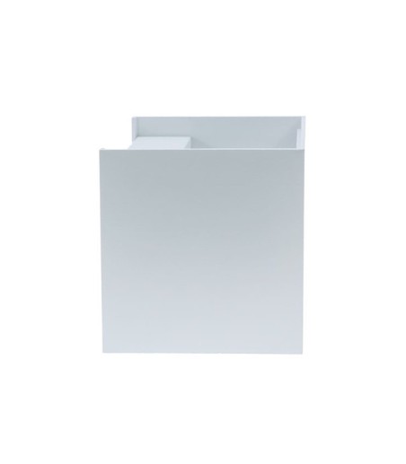 Aplique Cube blanco 2 haces de luz regulables 2x5W IP54