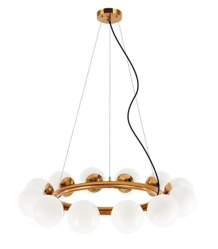 Lámpara de techo MD3198-GD 12 Luces E14 - Ineslam
